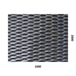 Ťahokov Fe, oko: 47x13mm, mostík: 5mm (1000x2000x3.0mm) Ťahokov Fe, oko: 47x13mm, mostík: 5mm (1000x2000x3.0mm)